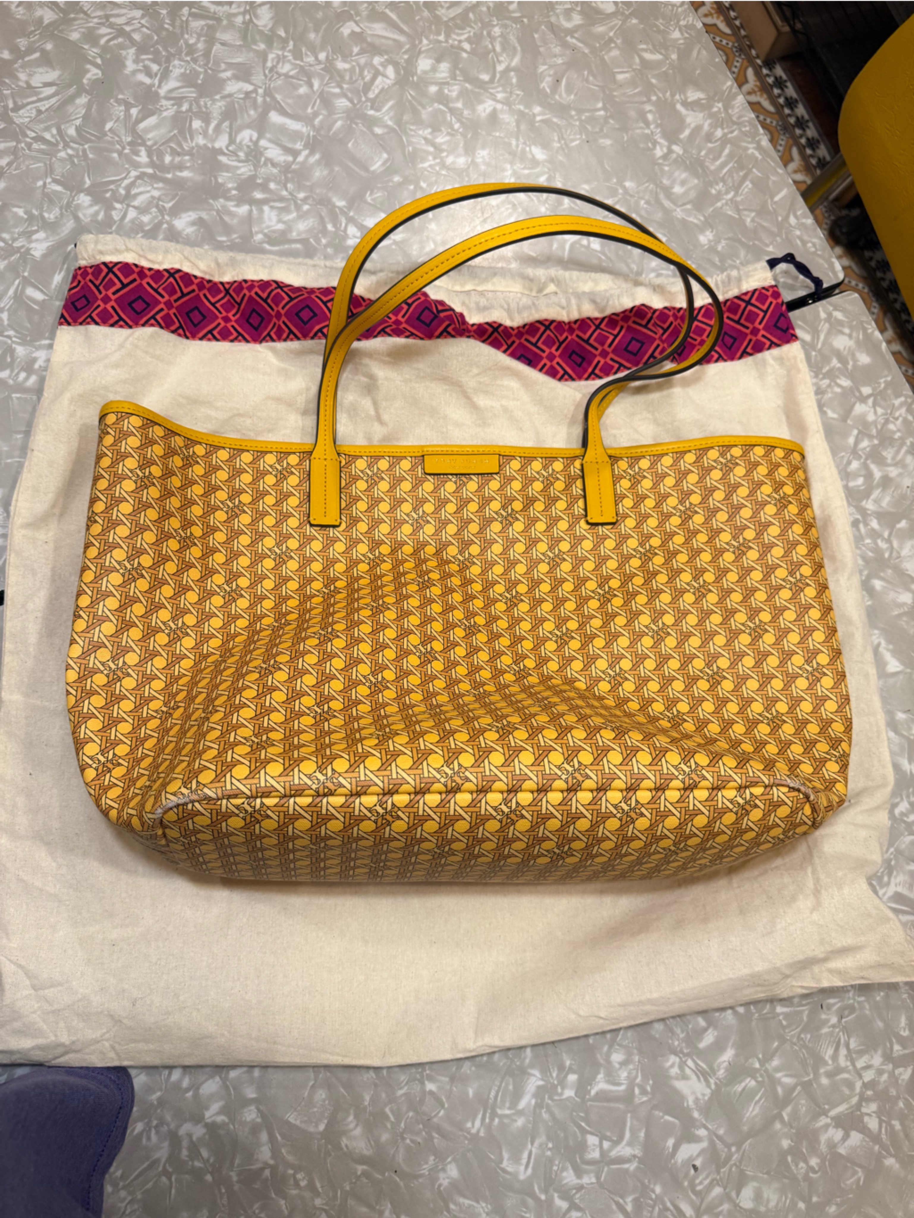 Tory Burch Ever-Ready Tote Yellow